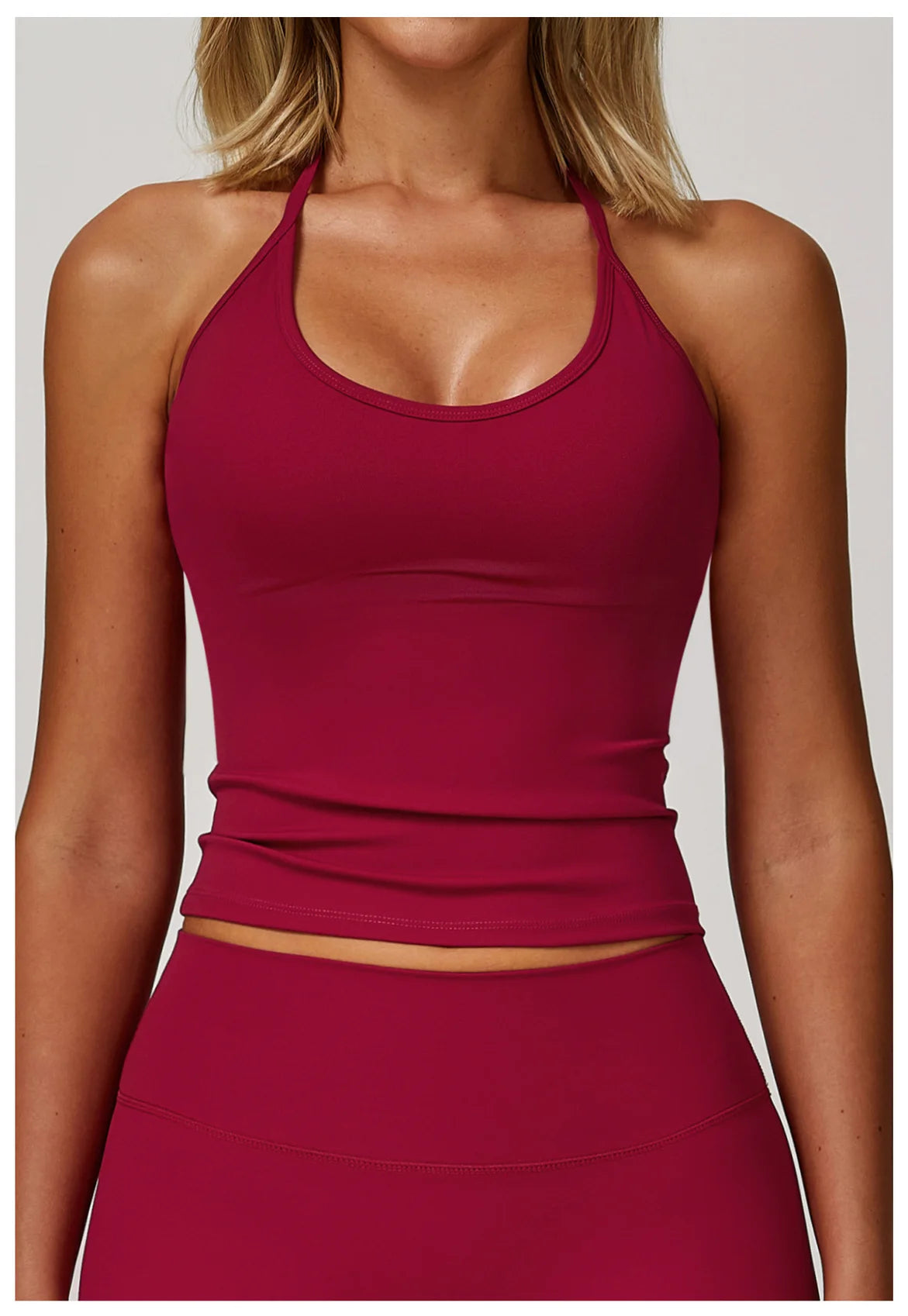 Impact Sports Bra Women Halter Top High Support Push-up Open Back Gym Wear Sexy Fitness Tops Yoga Bra Running Workout Underwear