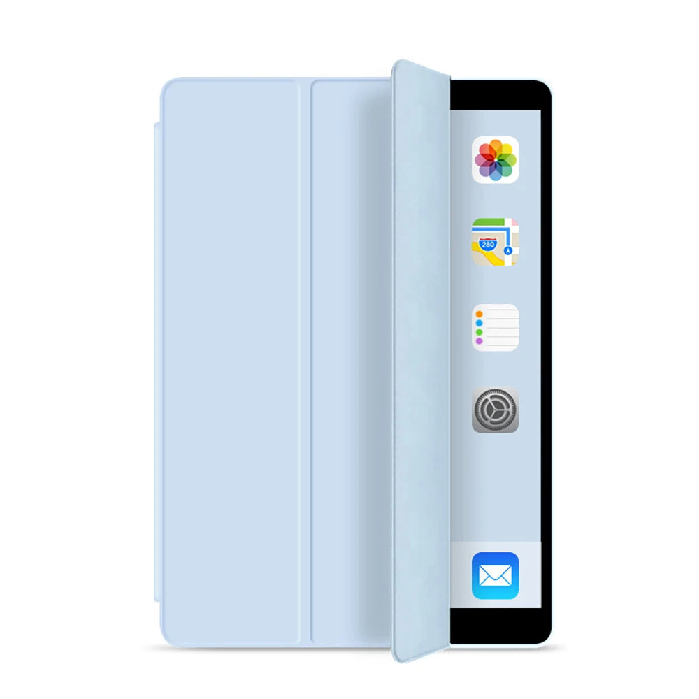 Smart Case for iPad 9.7 2018 2017 Fundas Magnetic Pu Leather Stand Cover for iPad 10.2 5th 6th Air 1 2 3 4 5 7 8 9 10 Generation