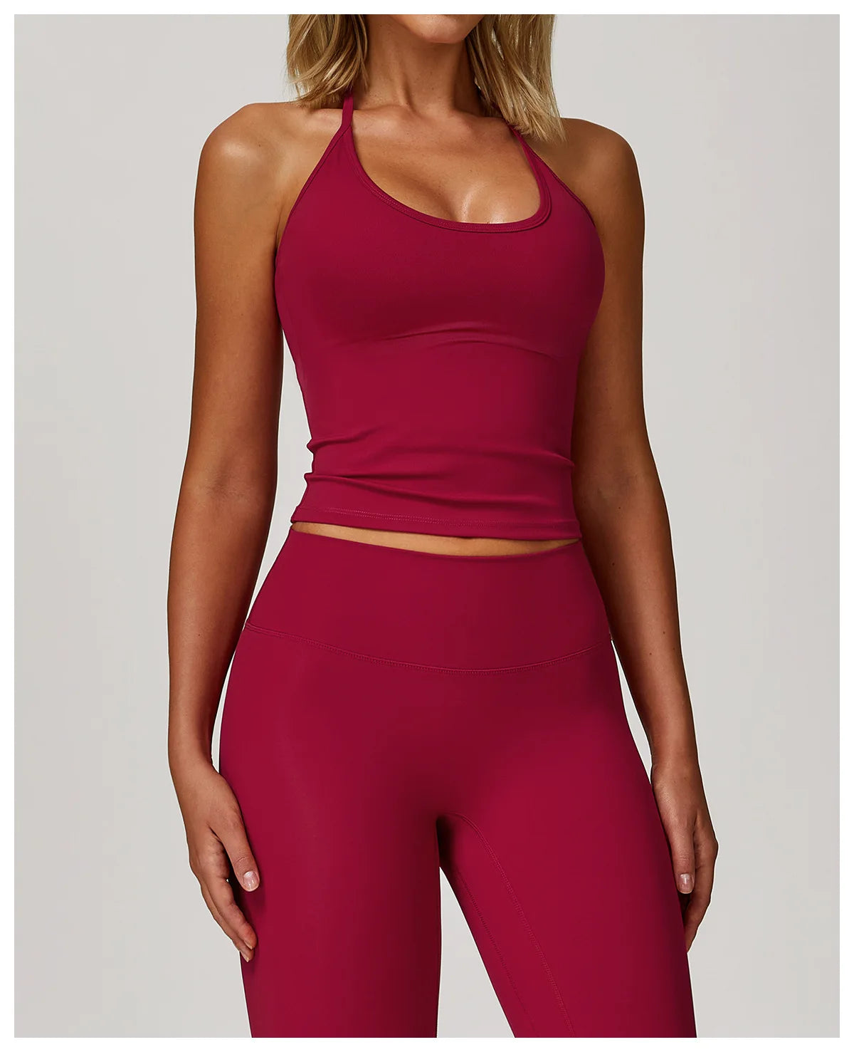 Impact Sports Bra Women Halter Top High Support Push-up Open Back Gym Wear Sexy Fitness Tops Yoga Bra Running Workout Underwear