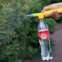 High Pressure Air Pump Manual Sprayer Adjustable Drink Bottle Spray Head Nozzle Garden Watering Tool Sprayer Agriculture Tools