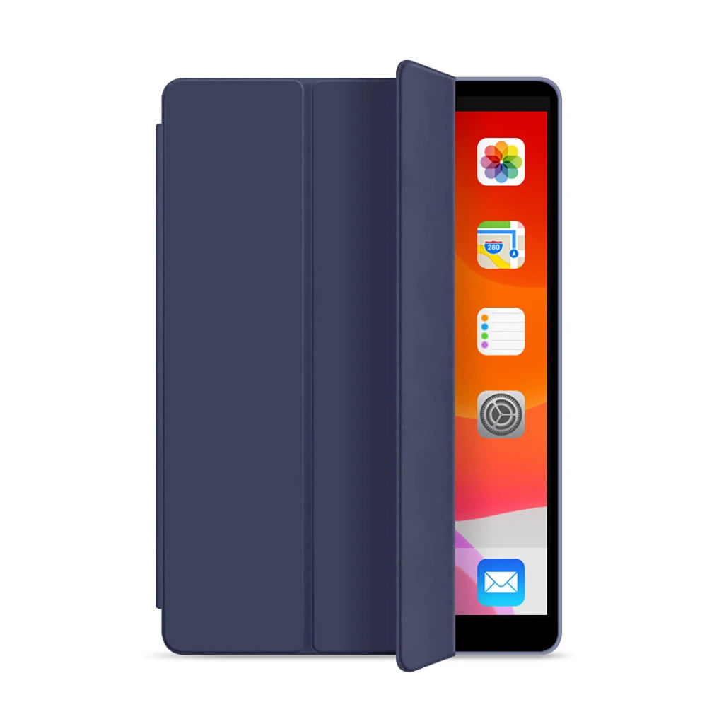 Smart Case for iPad 9.7 2018 2017 Fundas Magnetic Pu Leather Stand Cover for iPad 10.2 5th 6th Air 1 2 3 4 5 7 8 9 10 Generation