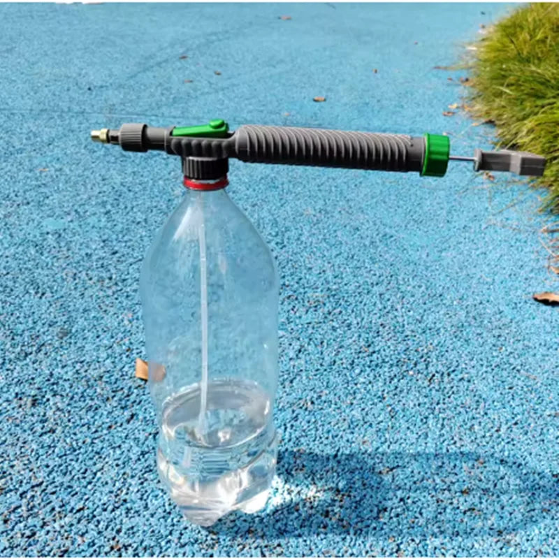 High Pressure Air Pump Manual Sprayer Adjustable Drink Bottle Spray Head Nozzle Garden Watering Tool Sprayer Agriculture Tools