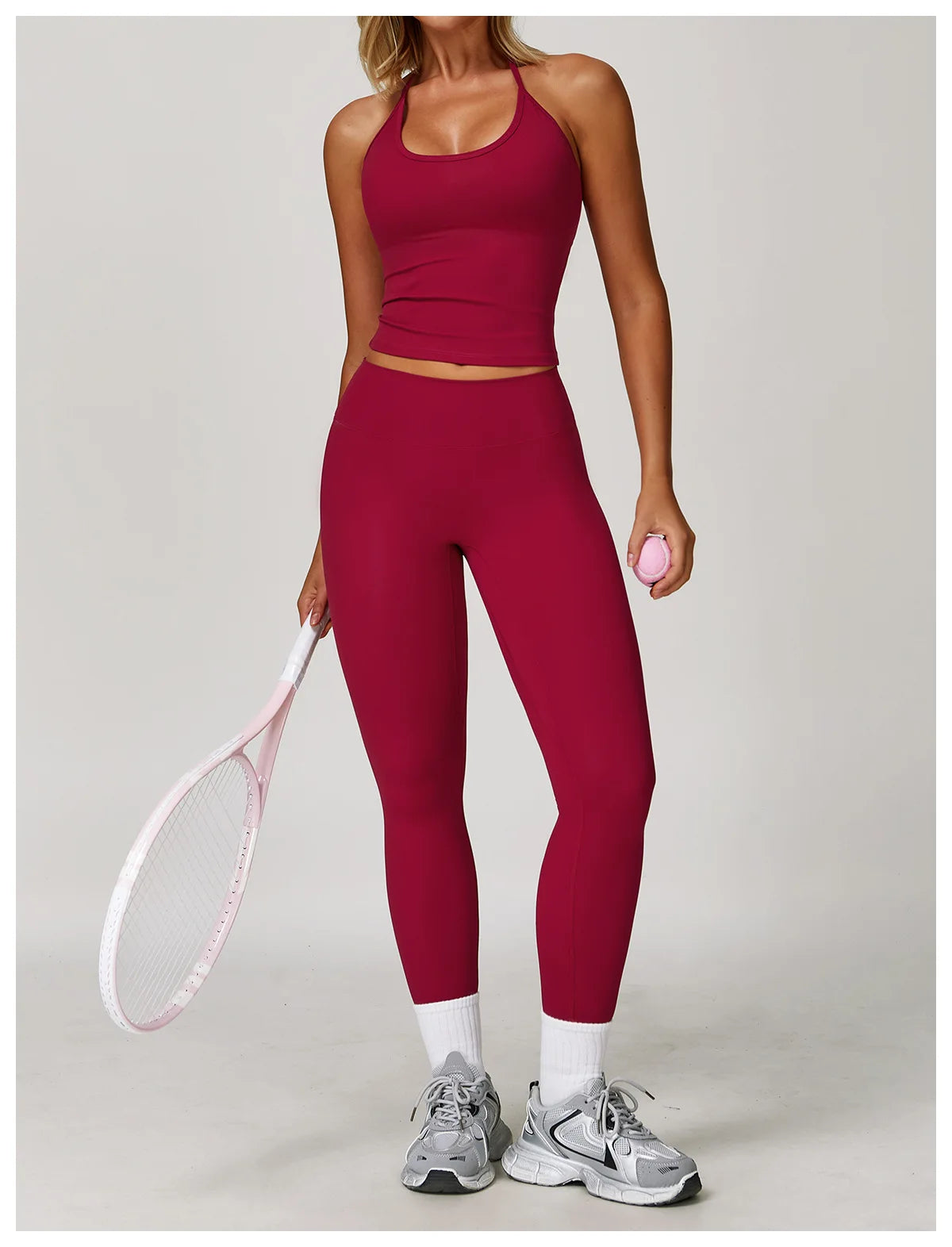 Impact Sports Bra Women Halter Top High Support Push-up Open Back Gym Wear Sexy Fitness Tops Yoga Bra Running Workout Underwear
