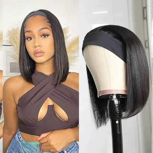 Annora Headband Bob Wig Human Hair